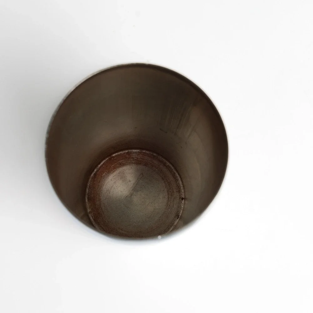 Mid-Century Silver Metal Cocktail Shaker Three Piece Celtic Made In England